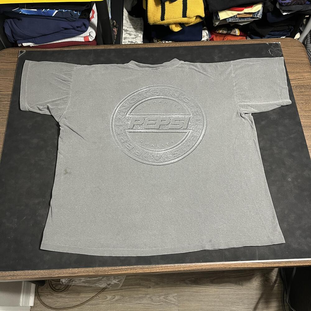 Vintage Pepsi Shirt Nothing Else Is A Pepsi Logo Soda USA Made 90s Single Stitch